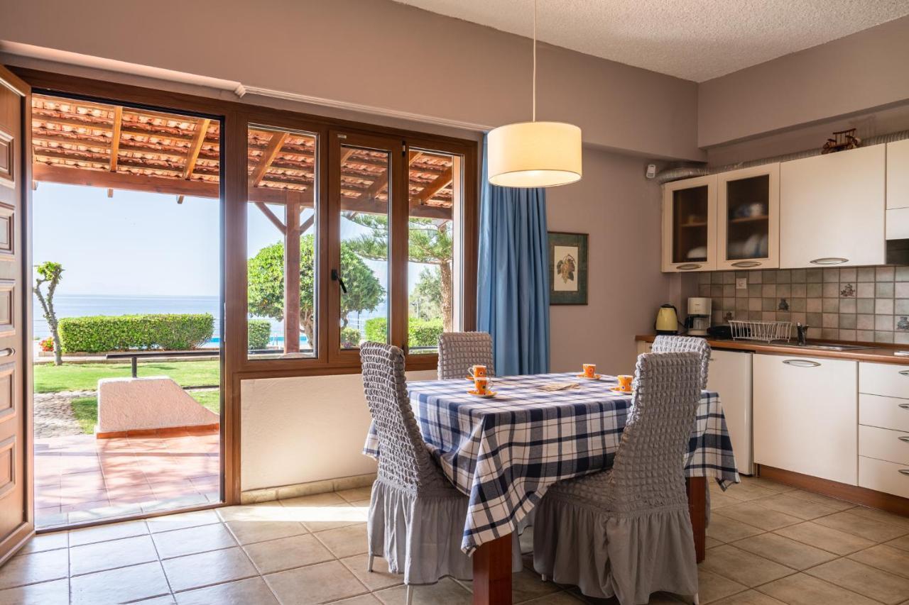 Beachfront Family Villa Katerina With Private Pool, Playground, Bbq & Amazing Sea Views! Πετρές Εξωτερικό φωτογραφία