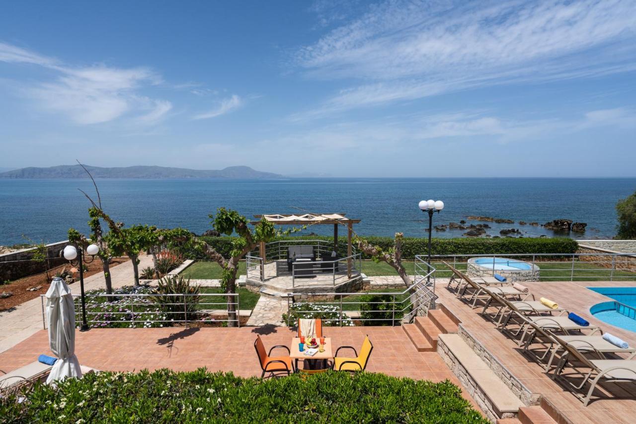 Beachfront Family Villa Katerina With Private Pool, Playground, Bbq & Amazing Sea Views! Πετρές Εξωτερικό φωτογραφία