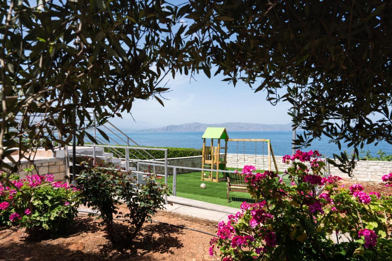 Beachfront Family Villa Katerina With Private Pool, Playground, Bbq & Amazing Sea Views! Πετρές Εξωτερικό φωτογραφία