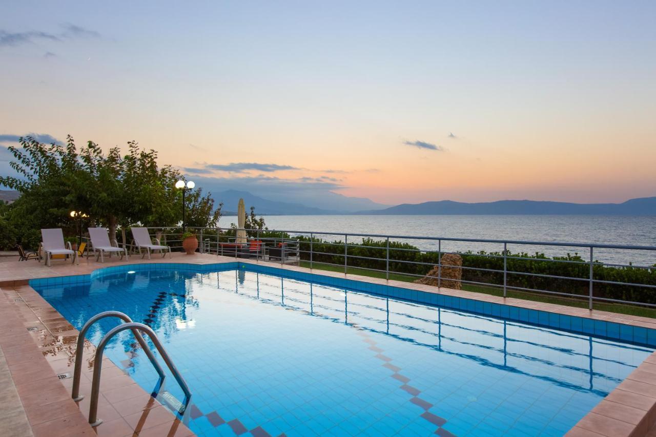 Beachfront Family Villa Katerina With Private Pool, Playground, Bbq & Amazing Sea Views! Πετρές Εξωτερικό φωτογραφία
